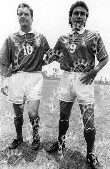 Hugo Sánchez y Luis García